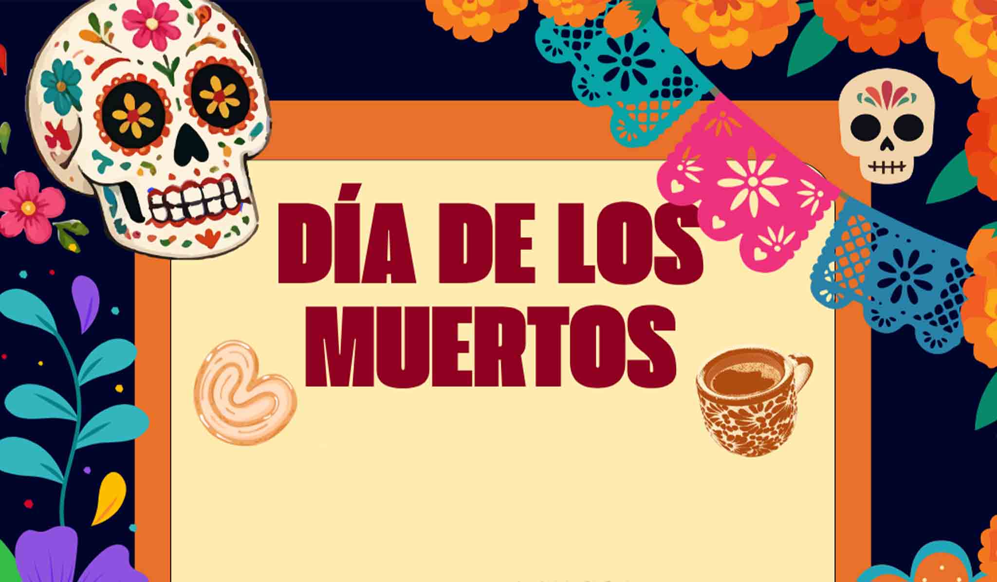 dia de los muertos banner image