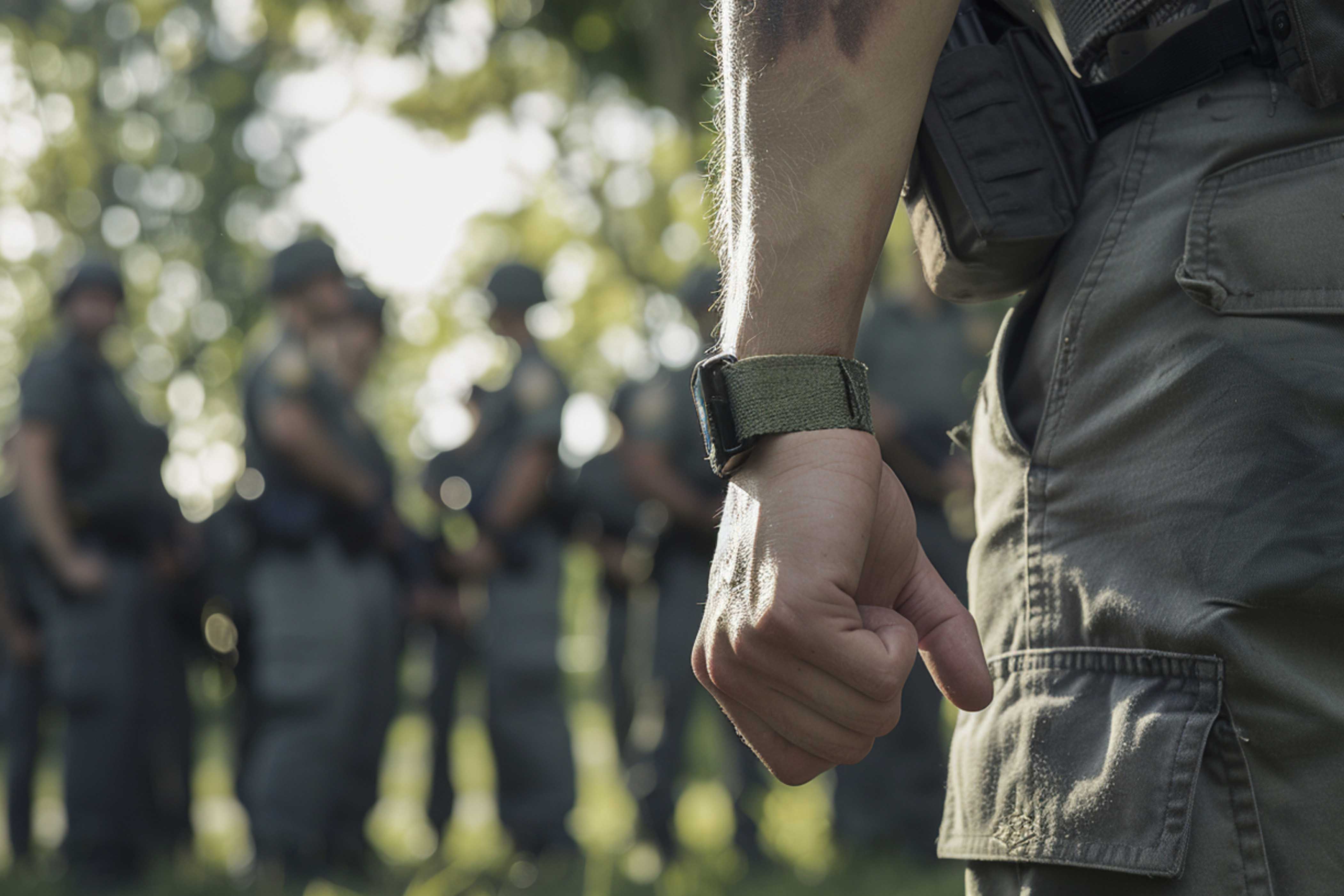 academy training group lined up