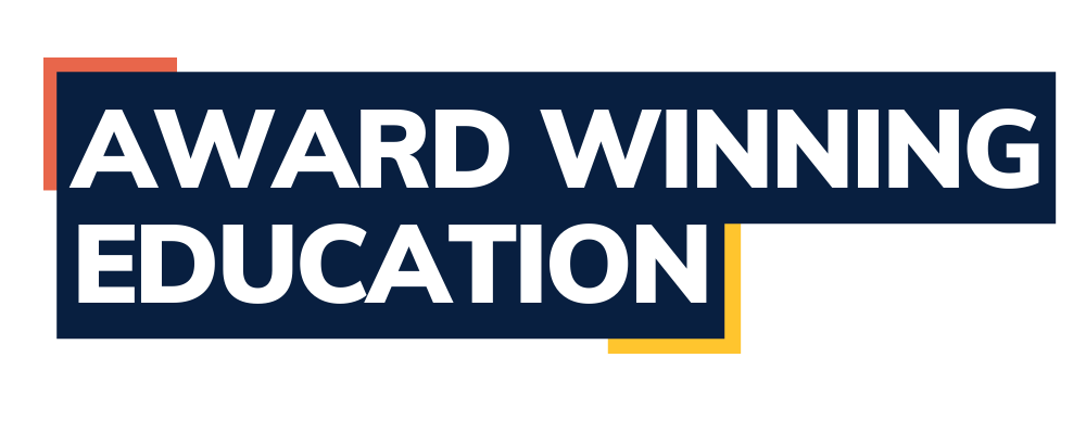 adward winning education graphic