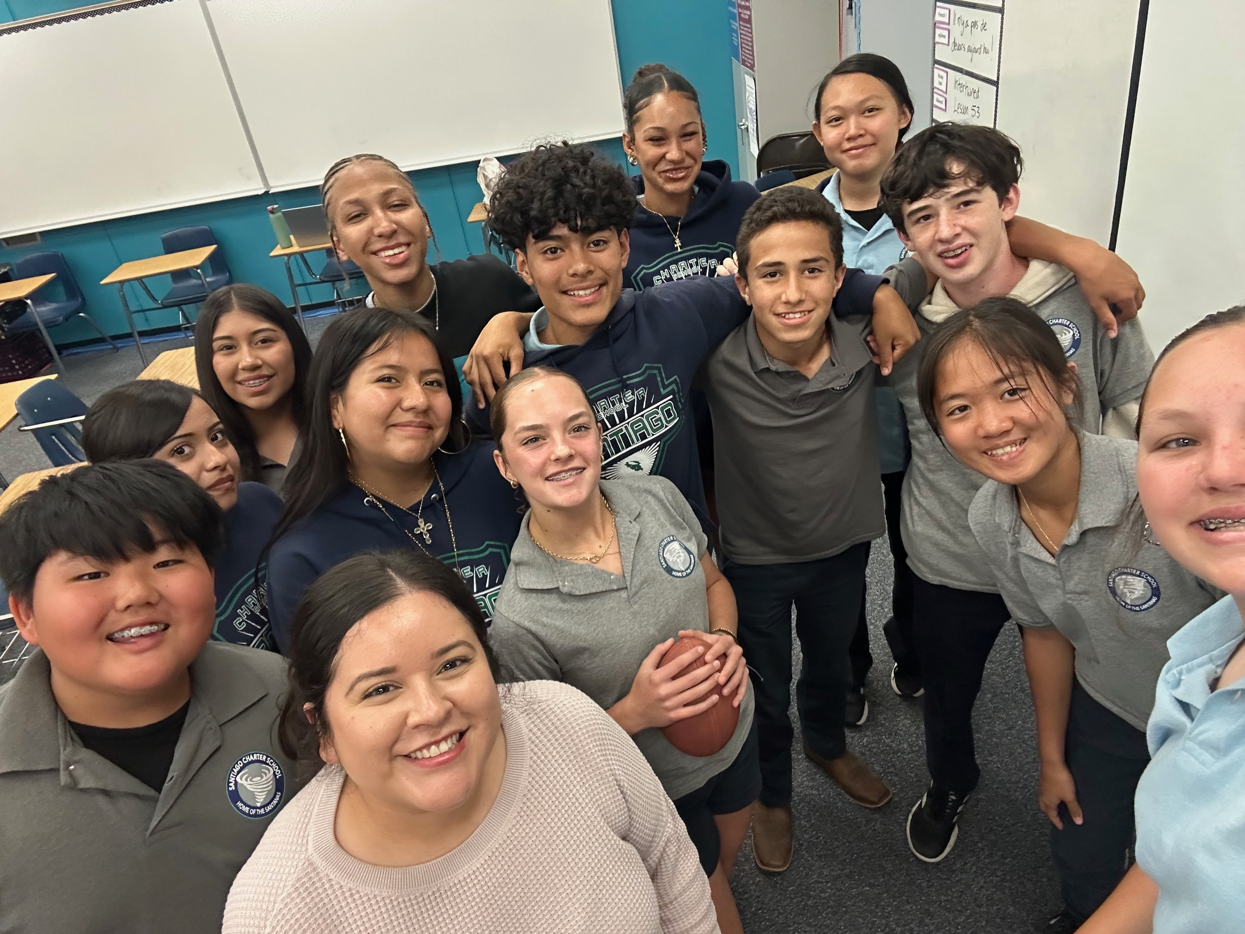 middle schoolers at SCC