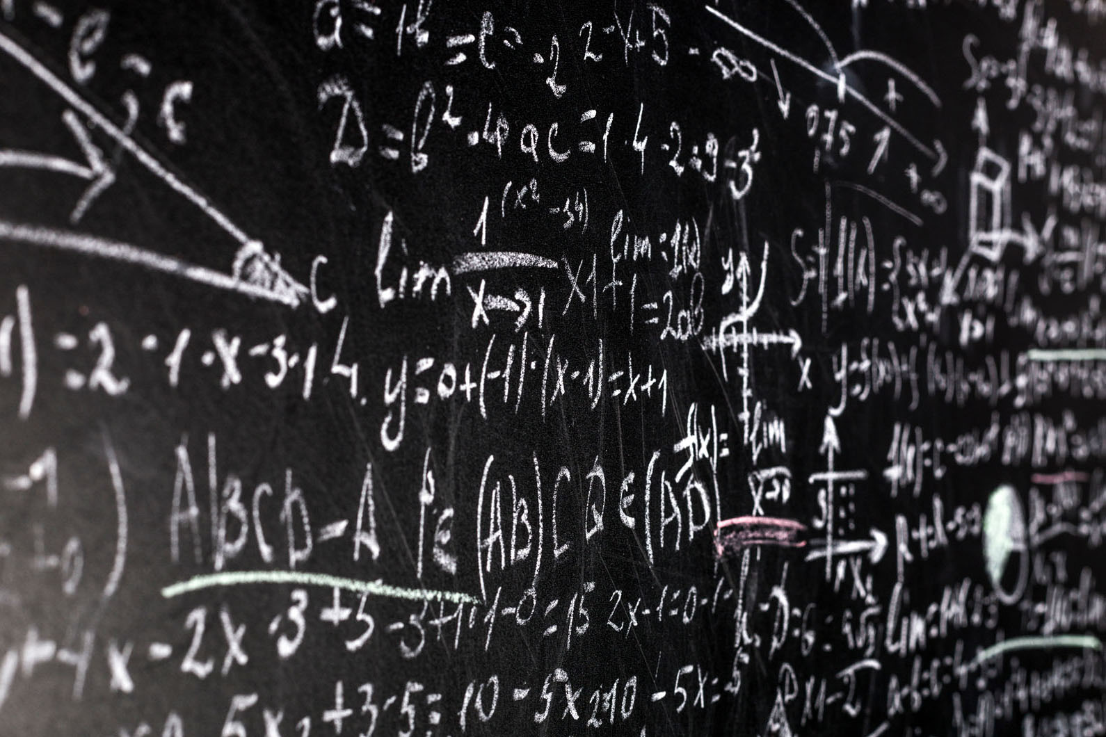 math on a chalkboard