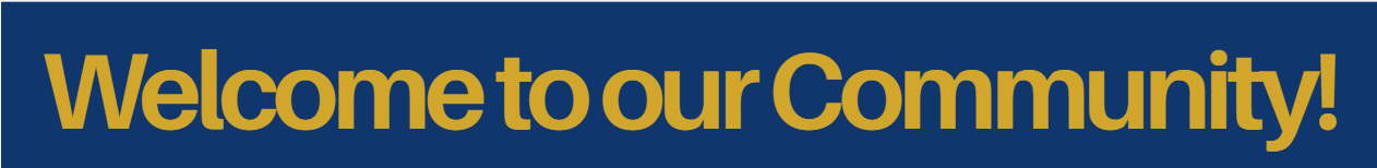 welcome message